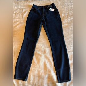 Express Dark Blue Women's Curvy Skinny Jeans